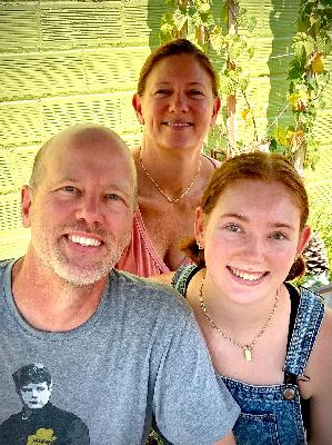 Russell Grace and family